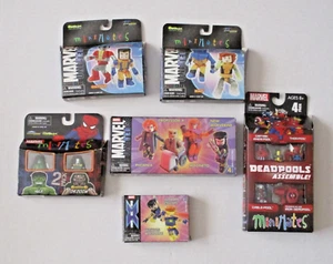 Mixed Lot 6 Diamond Select Marvel Minimates Sets x-men, deadpool nice variety - Picture 1 of 19