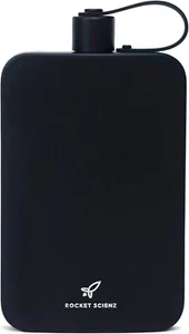 Flat Water Bottle | Stainless Steel 17Oz Flask | Minimalistic Design Easy Porta - Picture 1 of 9