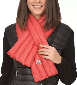 MONCLER Daunenschal Sciarpa Down Puffer Scarf Schal Mufflers Stola Gesteppte New - Bild 1 von 15