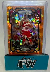 2023-24 Panini Prizm - Hakeem Olajuwon #191 Orange Ice Prizm - Picture 1 of 2