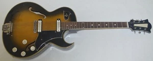 Eko Dragon Jazz 1967 - Green Burst Low Action Original Hard Case - Picture 1 of 9