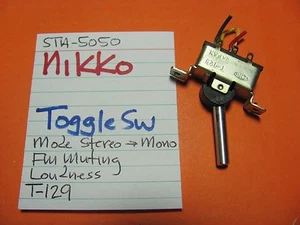 📈NIKKO STA-5050 RECEIVER TOGGLE SWITCH MODE FM MUTING LOUDNESS - Afbeelding 1 van 1