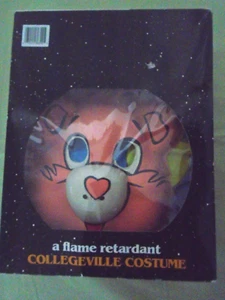 Vintage early 1990s Collegeville Cheer Bear Care Bears Tiny Tot Costume NIB - Picture 1 of 6