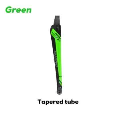 Bicicleta de carretera de fibra de carbono 700*25C horquilla delantera freno de disco 12*100 mm eje pasante brillante Foto 1 de 4