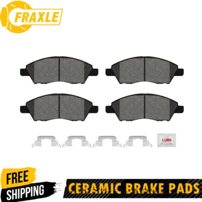 Pastilhas de freio a disco dianteiras de cerâmica com hardware para Nissan Versa Note 2012 - 2018 2019 - Imagem 1 de 4