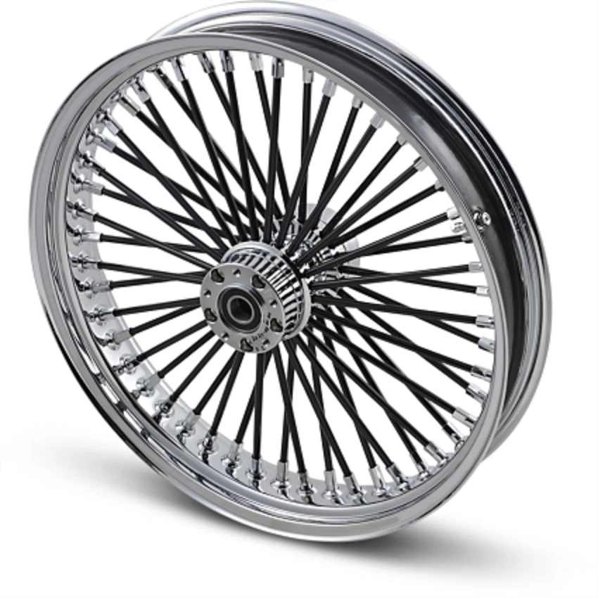 Drag Specialties Black 50 Spoke Wheel HARLEY TOURING STREET ROAD GLIDE ELECTRA - Image 1 of 1
