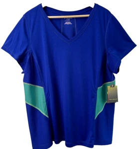 Tek Gear Active Top Shirt QuickDri Breathable Womens XL BUST approx. 48" - Picture 1 of 13