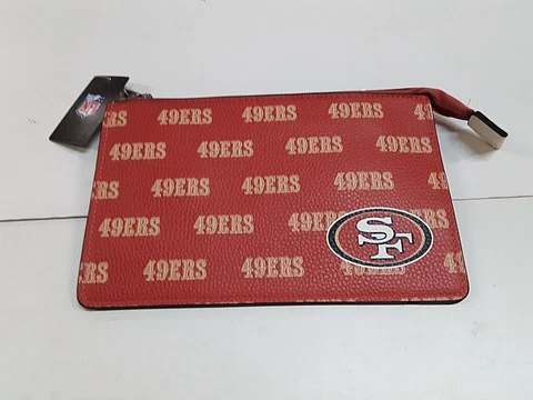 San Francisco 49ers NFL Victory Wristlet Fashion Handbag with Strap Cover