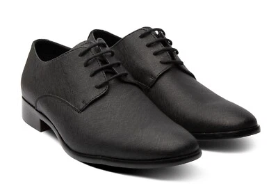 Rush Gordon Rush Para Hombre Milán Puntera Lisa Oxford Negro Saffiano Talla 10.5 M Foto 1 de 4