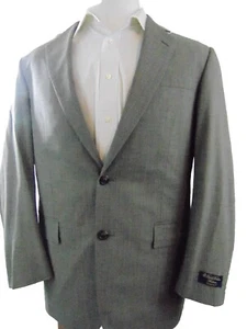 Cappotto sportivo Brooks Brothers Madison BrooksCool 40R grigio marrone tortora nuovo con etichette - Foto 1 di 10