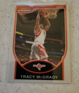 2007-08 Bowman Chrome Refractor Tracy McGrady 100/299