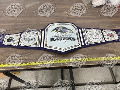 Cinturón Campeonato NFL Baltimore Ravens Adulto Talla 2mm Latón Foto 1 de 4
