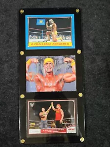 Hulk Hogan targa firmata carte collezionabili autografate TOPPS WWF WWE John Cena regalo - Foto 1 di 3