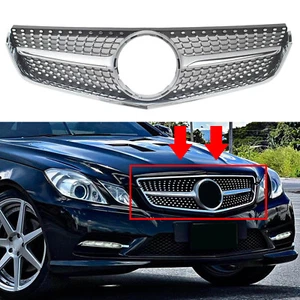 Fit Mercedes Benz W207 C207 E Coupe Class 2009-13 E350 E550 Front Bumper Grille - Picture 1 of 12