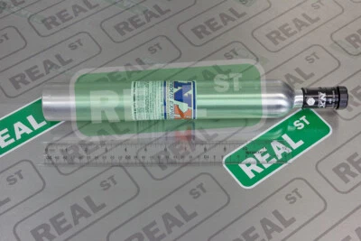 Nitrous Express 10oz Mini-Bottle w Motorcycle Valve (2 DIA. X 15.09 TALL) - Image 1 of 4