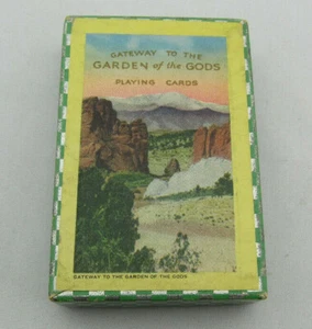 Vintage Gateway To The Garden Of The Gods Playing Cards Deck Colorado Springs - Picture 1 of 3