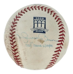 Historic Mariano Rivera 500th Save 6-28-09 Signed Game Used Baseball Steiner COA - Picture 1 of 9