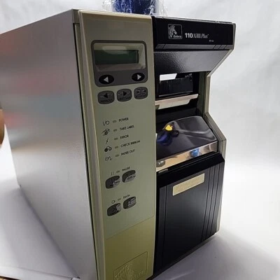 Zebra 110XiIII Plus Thermal Label Printer Cream Outside Removed From store As Is - Image 1 of 4