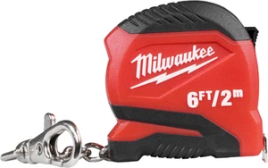 Milwaukee 48-22-1706 6ft/2m Keychain Tape Measure - Picture 1 of 1