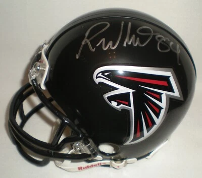 RODDY WHITE - WR - Atlanta Falcons - Autographed Mini Helmet w/ BDS COA #2258 - Image 1 of 4