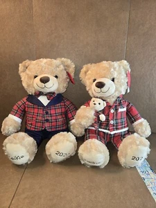 Belkie Bear 2020 and 2021 Christmas Teddy Bear Plush Doll Belk Department Store - Picture 1 of 14