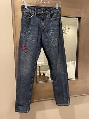 Polo Ralph Lauren Jeans Boys Size 16 The Sullivan Slim Denim Patches Pockets EUC - Image 1 of 4