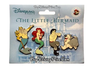 Lote de 4 prendedores Little Mermaid Booster Disney Ariel - Imagen 1 de 6