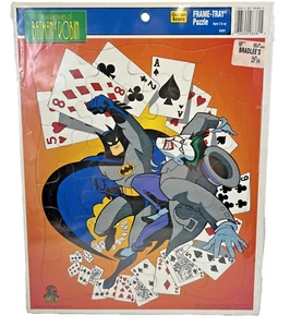 Golden Adventures of Batman Robin Frame Tray Puzzle 8381 Sealed 1995 DC Comics - Picture 1 of 14