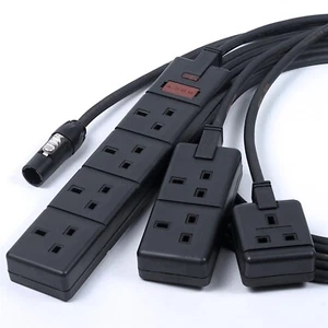Powercon TRUE1 A 13amp Gang Presa (3x1.5mm) H07RN-F Resistente Gomma Cavo - Picture 1 of 4