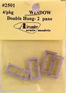 Alexander HO/HOn3 2 Scheiben Fenster 4/Pkg. (A-2501) - Bild 1 von 1