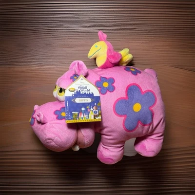 Disney Parks Parks Plush Toy Its A Small World Hippo Zambia Jungle Blossom Store - Image 1 of 3