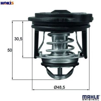 THERMOSTAT COOLANT TI 246 50 FOR FORD FIESTA/VII/Van P4JB/P4JA/P4JD/P4JC 1.0L - Image 1 of 4