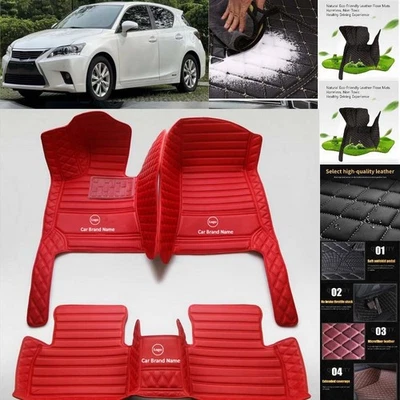 For Lexus CT 200h Car Floor Mats Custom Luxury Waterproof Auto Liners Carpets - Image 1 of 4