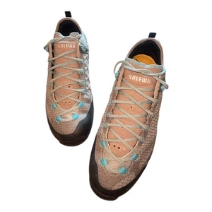 SALEWA FireTail EVO 3F Vibram Sole Gray Teal Hiking Shoes Womens 7 US 63315 7516 - Bild 1 von 15