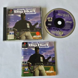 Frank Thomas Big Hurt Béisbol PS1 Playstation 1 Juego PAL UK Completo - Imagen 1 de 10