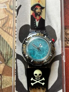 Uhr Original SWATCH Scuba Loomi UNCINO (SDB902)-NEU! LESEN! Pirat-mit Licht! - Bild 1 von 11