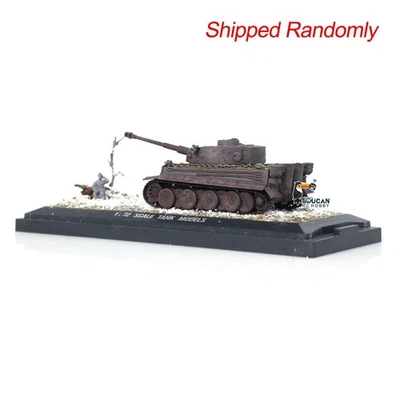 1:72 Henglong Plastic Static Finished Tank Model 3818 Germany Tiger I W/O Motor - Image 1 of 4