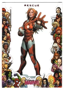 2013 Women of Marvel Series 2- Rittenhouse- FRAMED Insert- Rescue- F4 - Picture 1 of 2
