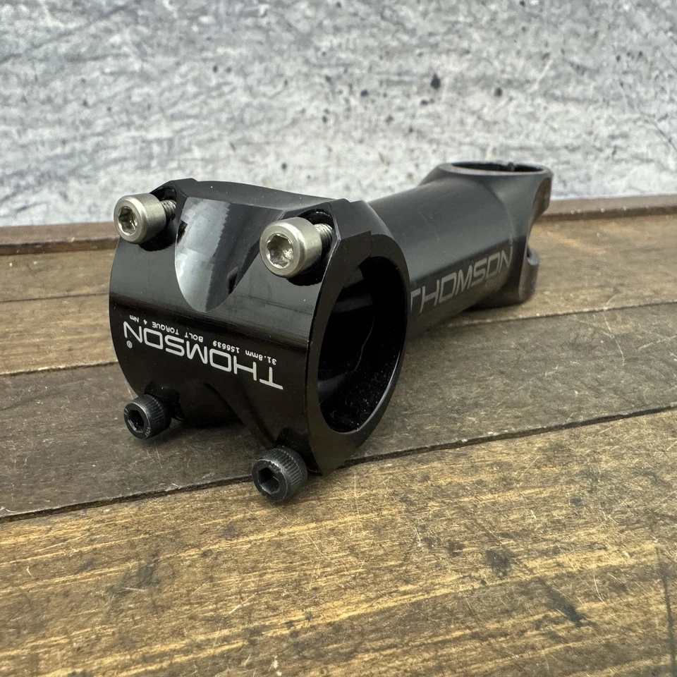 Thomson Elite X4 Bike Stem 120mm 0 Deg 31.8mm 1-1/8 Black USA MTB Road - Image 1 of 4