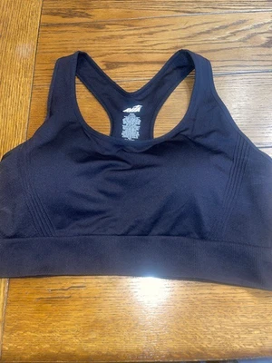 Sujetador deportivo Avia negro Razerback - Almohadillas extraíbles - Para mujer talla XXXL - Nuevo Foto 1 de 4