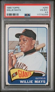 1965 Willie Mays 250 PSA 4.5 San Francisco Giants Topps - Picture 1 of 2