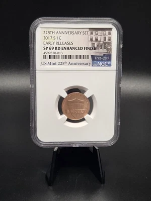 2017 Enhanced Finish 225th Anniversary 10-Coin Set NGC SP69 - Image 1 of 4