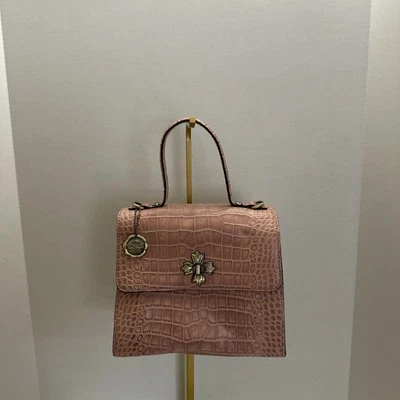 Patricia Nash Croco Ellora Multi Compartment Crossbody Mauve Croco - Image 1 of 4