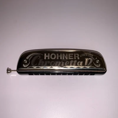 HOHNER CHROMETTA 12 NR255 HARMONICA GERMANY  KEY C NICE! - Image 1 of 4