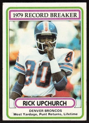 1980 Topps #5 Rick Upchurch - Image 1 of 2