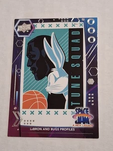 2021 LEBRON JAMES BUGS BUNNY UPPER DECK SPACE JAM PROFILES CARD #43 - Picture 1 of 2