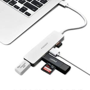Pisen USB-C to 4xUSB-A 3.0 Charging HUB - TPE Flexible Wire, Light Indicator, Re - Picture 1 of 1
