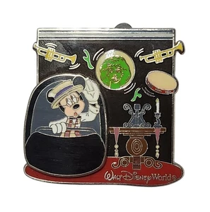 Disney Pin - MAIN STREET GAZETTE 'The Scoop" HAUNTED MANSION Mickey - Picture 1 of 2