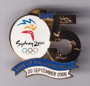 RARE BIG PINS PIN'S .. OLYMPIQUE OLYMPIC SYDNEY 2000 DAY 5 OF GAMES BIG 3D ~25 - Bild 1 von 1