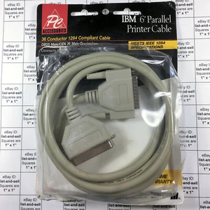 Nuevo cable escáner impresora paralela Centronics IEEE 1284 DB25 a CN36 6' 6 pies - Imagen 1 de 2